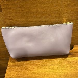 Lavender Portland leather goods utility bag